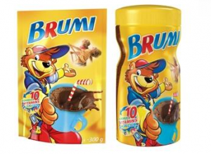 Brumi brand - instant cocoa and cereals